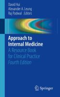 Approach to Internal Medicine A Resource Book for Clinical Practice /