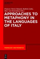 Approaches to metaphony in the languages of Italy