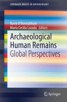 Archaeological Human Remains Global Perspectives /