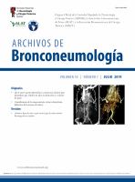 Archivos de bronconeumología organo oficial de la Sociedad Española de Patología Respiratoria, S.E.P.A.R.