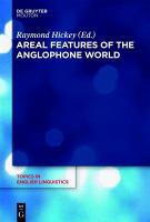 Areal features of the anglophone world