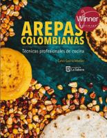 Arepas colombianas tecnicas profesionales de cocina.