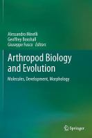 Arthropod Biology and Evolution Molecules, Development, Morphology /