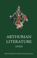 Arthurian literature XXXIII /