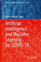 Artificial Intelligence and Machine Learning for COVID-19