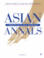 Asian cardiovascular & thoracic annals