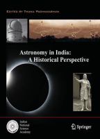 Astronomy in India a historical perspective /