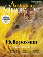 Australian geographic the journal of the Australian Geographic Society.