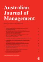 Australian journal of management