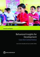 Behavioral insights for development cases from Central America /