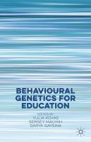 Behavioural genetics for education