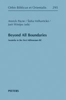 Beyond all boundaries Anatolia in the first millennium BC /