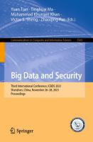 Big Data and Security Third International Conference, ICBDS 2021, Shenzhen, China, November 26–28, 2021, Proceedings /