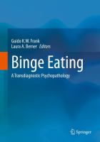 Binge Eating A Transdiagnostic Psychopathology  /