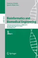 Bioinformatics and Biomedical Engineering Third International Conference, IWBBIO 2015, Granada, Spain, April 15-17, 2015. Proceedings, Part I /