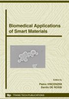 Biomedical applications of smart materials, nanotechnology and micro/nano engineering "biomedical applications of smart materials, nanotechnology and micro/nano engineering" : proceedings of symposium D "Biomedical applications of smart materials, nanotechnology and micro/nano engineering" of CIMTEC 2008 - 3rd International conference "Smart materials, structures and systems", held in Acireale, Sicily, Italy, June 8-13 2008 /