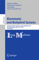 Biomimetic and Biohybrid Systems 4th International Conference, Living Machines 2015, Barcelona, Spain, July 28 - 31, 2015, Proceedings /