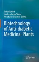 Biotechnology of Anti-diabetic Medicinal Plants