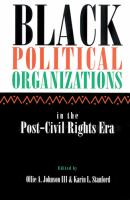 Black political organizations in the post-civil rights era /