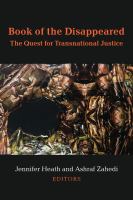 Book of the disappeared the quest for transnational justice /