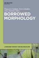 Borrowed morphology