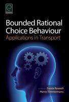 Bounded rational choice behaviour applications in transport /