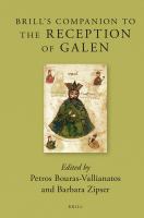 Brill's companion to the reception of Galen