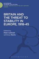 Britain and the threat to stability in Europe, 1918-45