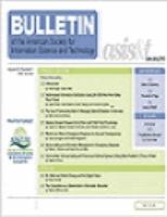 Bulletin of the American Society for Information Science and Technology