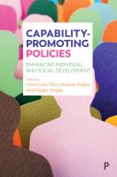 Capability-promoting policies : enhancing individual and social development /