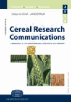 Cereal research communications