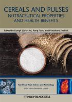 Cereals and pulses nutraceutical properties and health benefits /