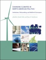Changing climates in North American politics institutions, policymaking, and multilevel governance /