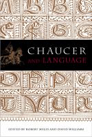 Chaucer and language essays in honour of Douglas Wurtele /