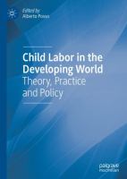 Child Labor in the Developing World Theory, Practice and Policy /