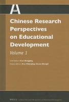 Chinese research perspectives on educational development