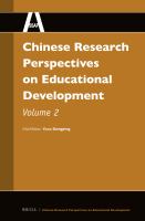 Chinese research perspectives on educational development.