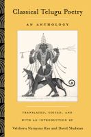 Classical Telugu poetry : an anthology /