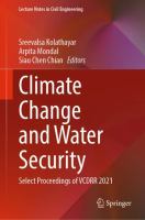 Climate Change and Water Security Select Proceedings of VCDRR 2021 /