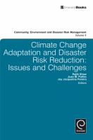 Climate change adaptation and disaster risk reduction issues and challenges /