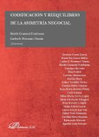 Codificación y reequilibrio de la asimetría negocial /