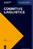 Cognitive linguistics