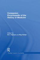 Companion encyclopedia of the history of medicine