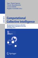 Computational Collective Intelligence 8th International Conference, ICCCI 2016, Halkidiki, Greece, September 28-30, 2016. Proceedings, Part I /