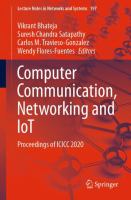 Computer Communication, Networking and IoT Proceedings of ICICC 2020 /