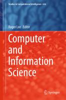 Computer and Information Science