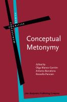 Conceptual metonymy methodological, theoretical, and descriptive issues /