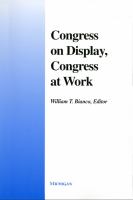 Congress on display, Congress at work /