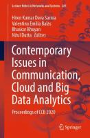 Contemporary Issues in Communication, Cloud and Big Data Analytics Proceedings of CCB 2020 /