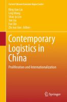 Contemporary Logistics in China Proliferation and Internationalization /